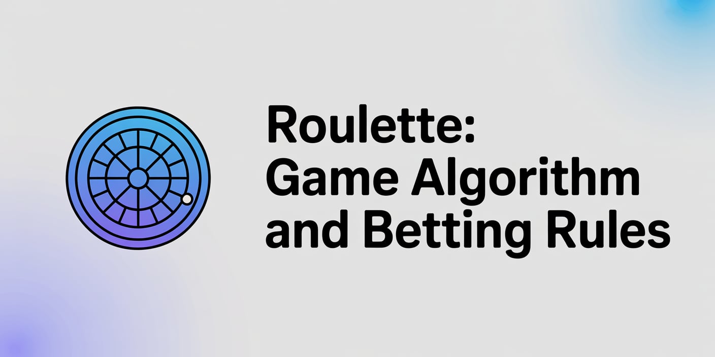 Roulette: Game Algorithm and Betting Rules
